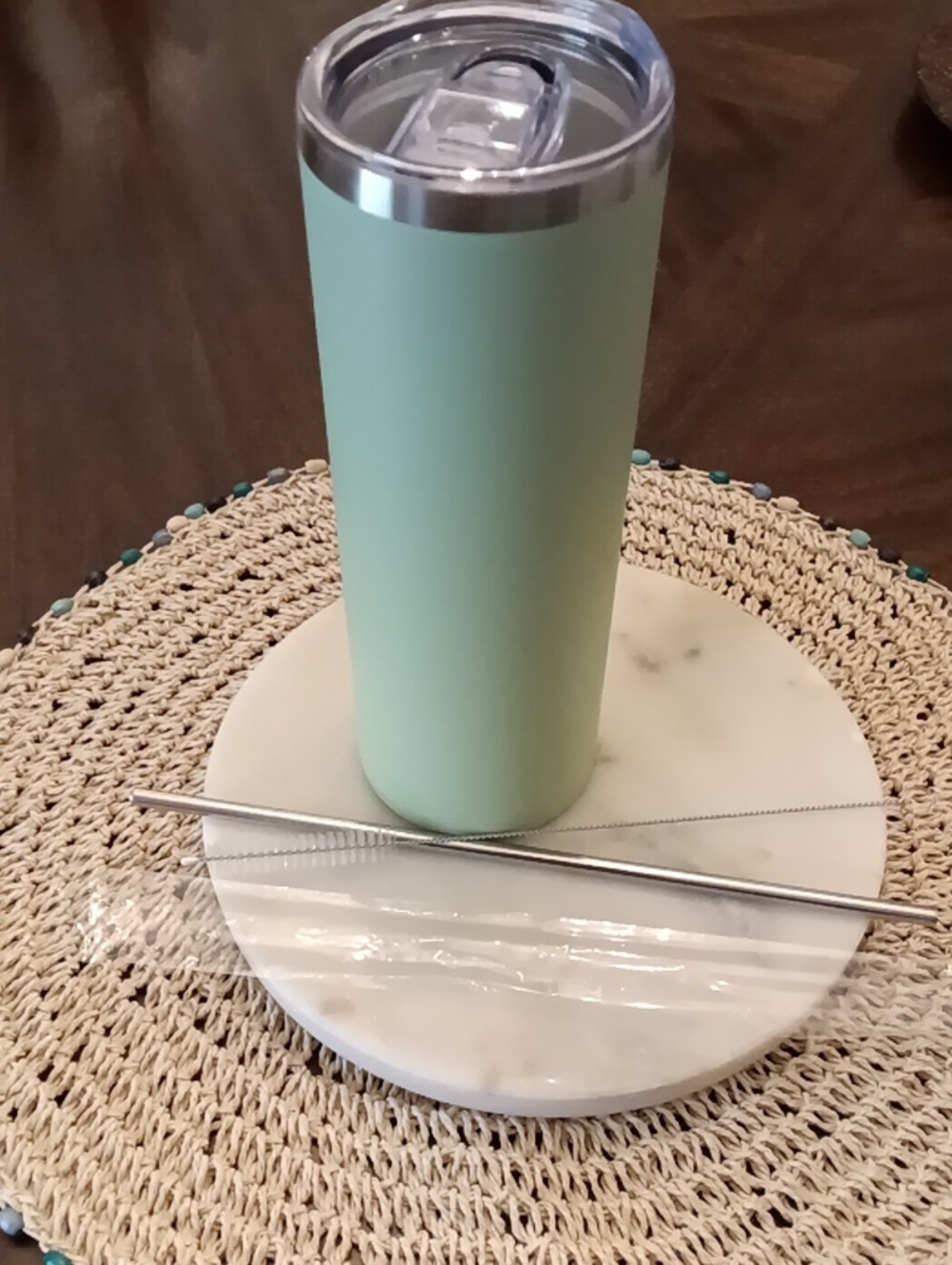 Engraved W/ Your Custom Order. Stainless Steel Insulated Tumbler - Mint